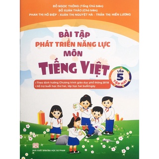 Sách - Bài tập phát triển năng lực môn Tiếng Việt lớp 5 Tập 2
