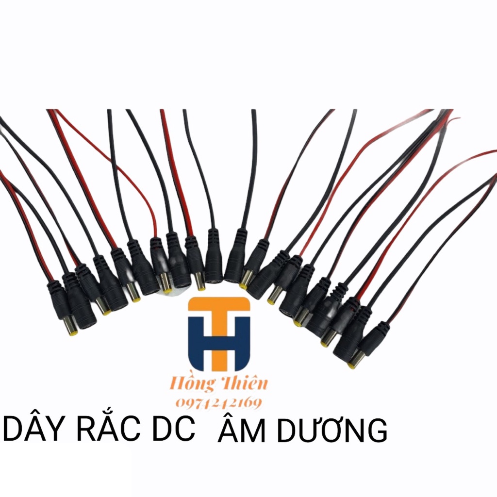 RẮC CẮM DC ĐỰC CÁI DÙNG CHO ĐÈN LED VÀ CAMAIRA