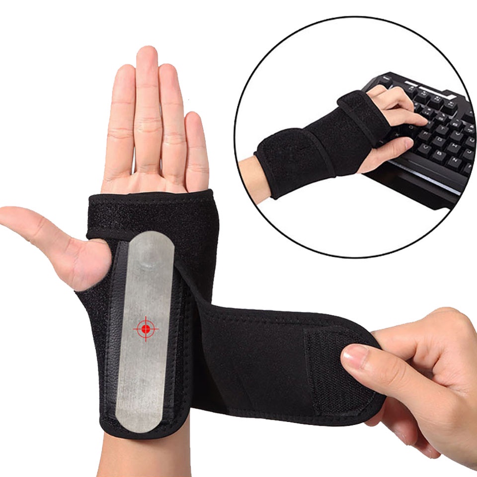 Đai đeo bảo vệ cổ tay bằng thép khi chơi bóng rổ