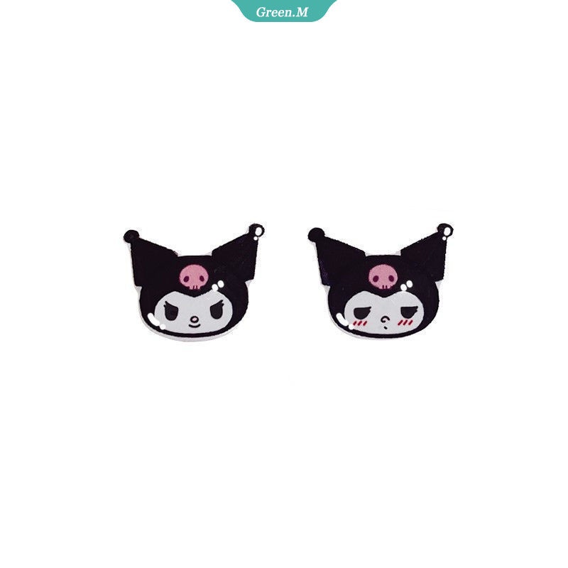Khuyên Tai Đinh Tán Hình Sanrio Kawaii Kuromi Thời Trang Thanh Lịch Nhỏ Xinh Không Cần Xỏ Lỗ Cho Nữ