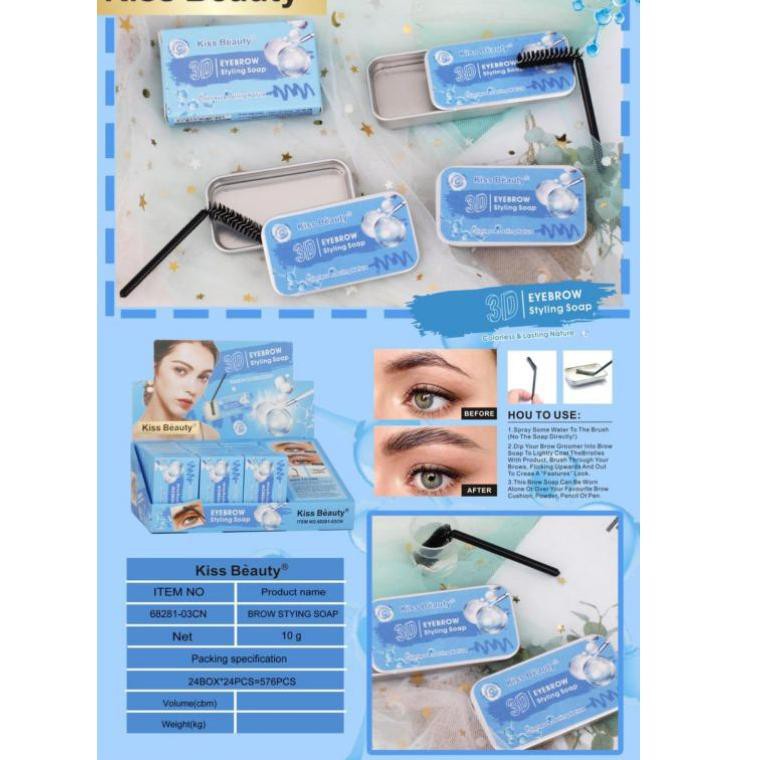 (hàng Mới Về) Xà Phòng Tạo Kiểu Lông Mày 3d Kiss Beauty Per.68181-03 | BigBuy360 - bigbuy360.vn