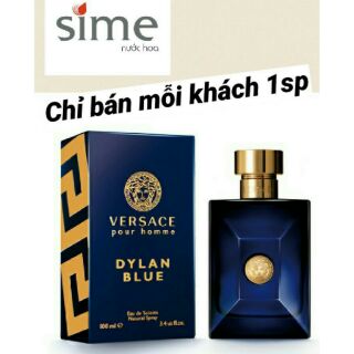 Nước hoa nam mini versace dylan blue 5ml