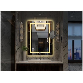 [600 x 800mm]GƯƠNG ĐÈN LED PHÒNG TẮM THÔNG MINH SMHOME GNT02 - TÍCH HỢP ĐÈN LED VÀ CÔNG TẮC CẢM ỨNG TRÊN GƯƠNG