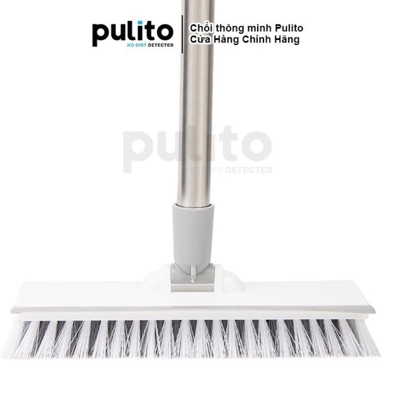 Chổi chà sàn gạt nước Pulito cán dài bàn chải xoay 180 độ tiện lợi (LS-CQN)-PulitoVN