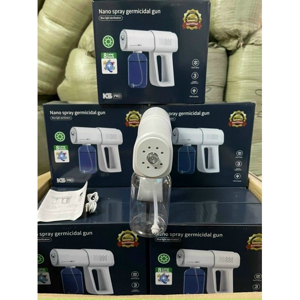Súng phun khử khuẩn K5pro, súng phun cồn nano cầm tay