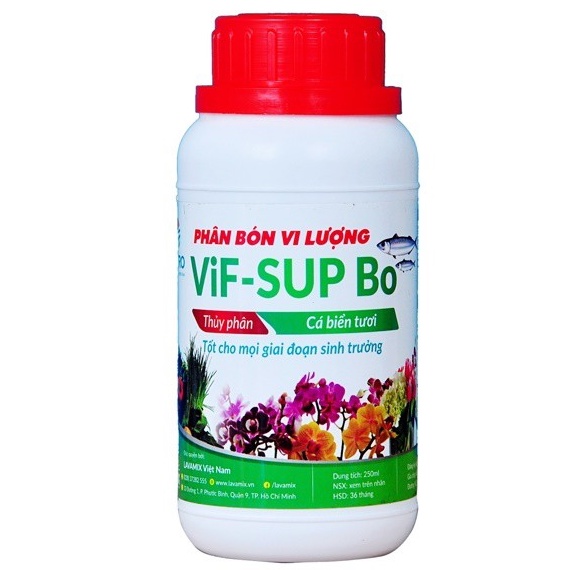 Phân Cá Thủy Phân  VIF – SUP BO (Chai 250ml) Chuyên Rau Củ Quả