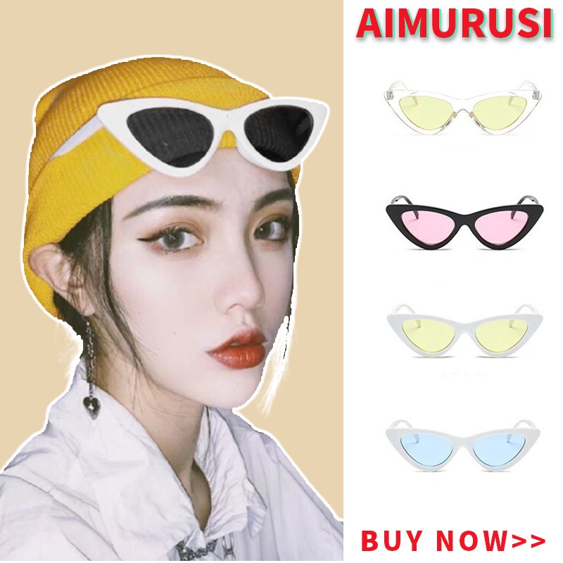 Kính mát kiểu mắt mèo chống tia UV phong cách Hàn Quốc cho nữ