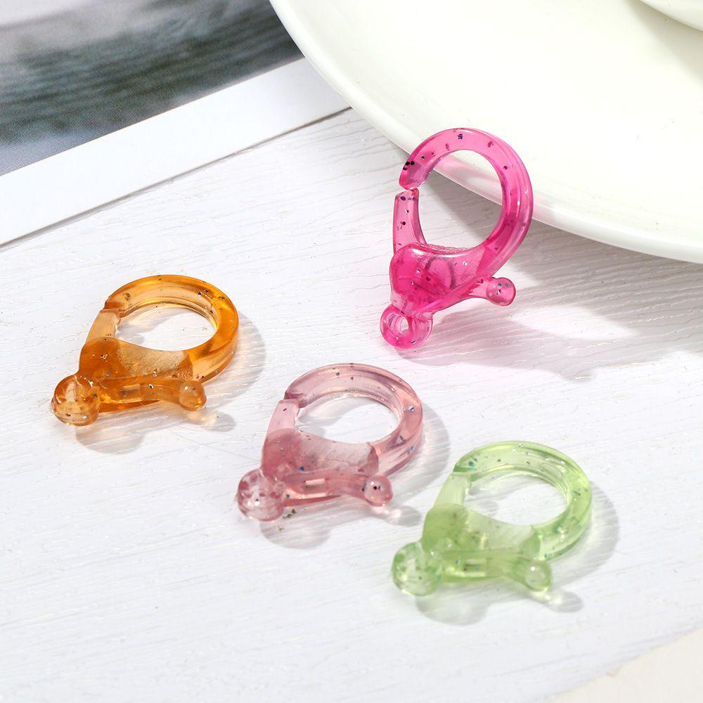 Set 10 Kẹp Tôm Hùm Bằng Nhựa Acrylic Dùng Làm Trang Sức Thủ Công DIY