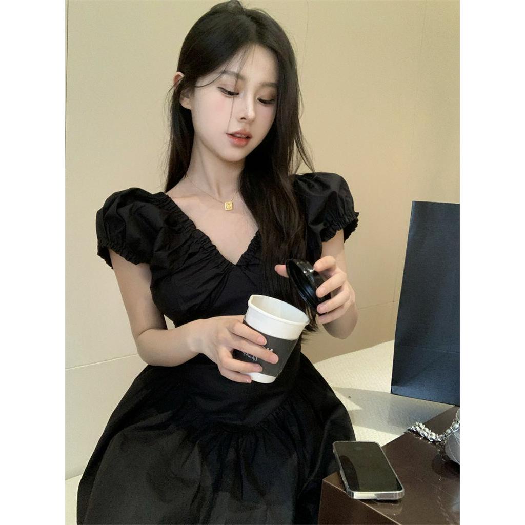 Đầm Xếp Ly Màu Trắng Ngọt Ngào Thời Trang Mùa Hè Cho Nữ