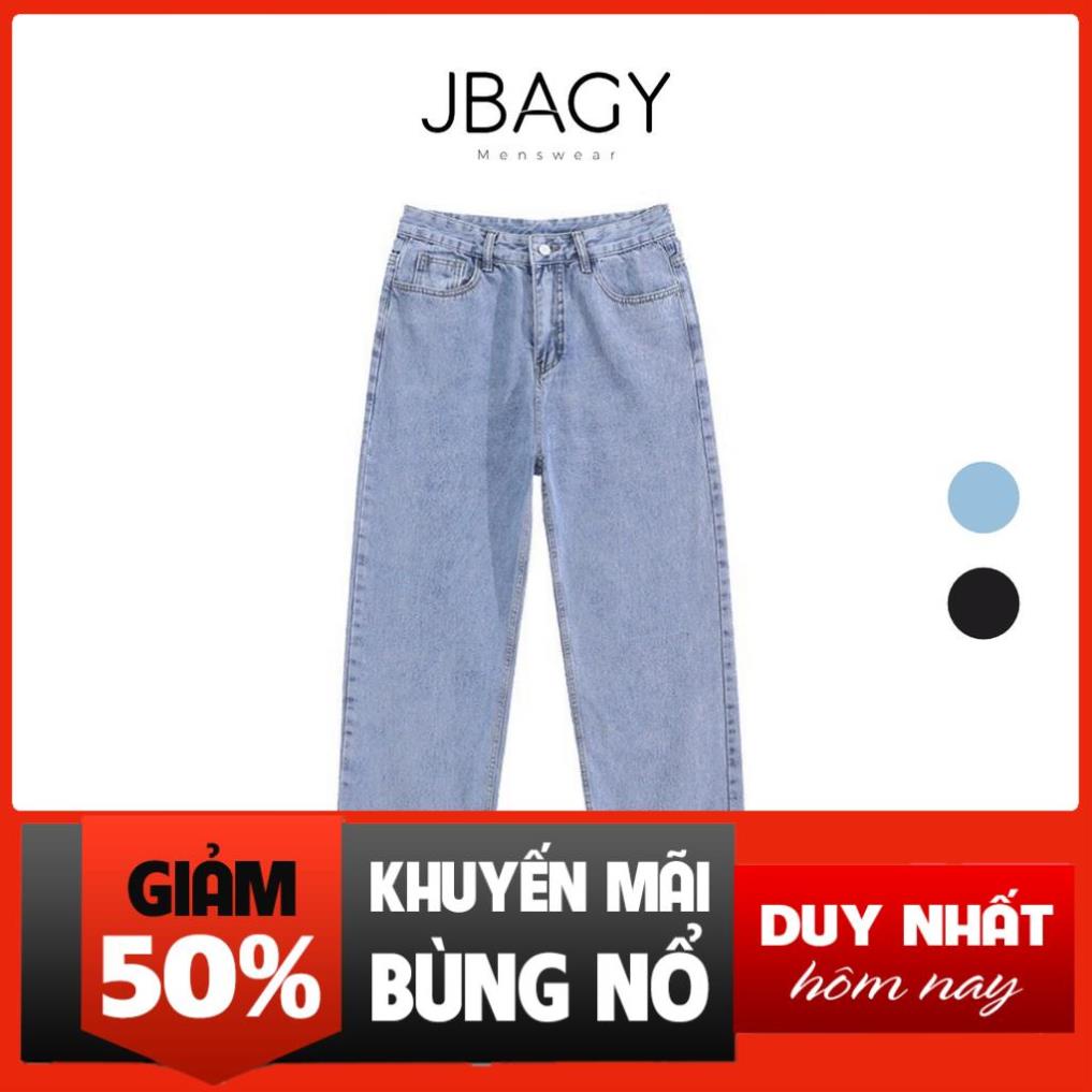 11.11 Quần jean nam ống rộng Unisex, baggy jean suông co giãn 4 chiều Ulzzang thời trang JBAGY - BJE