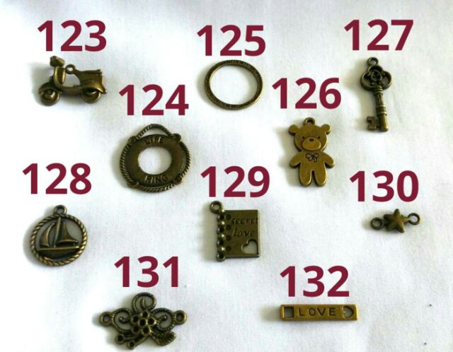 50gam đồng giả cổ 110 _ 253 mặt làm vòng tay vòng cổ dây chuyền handmade