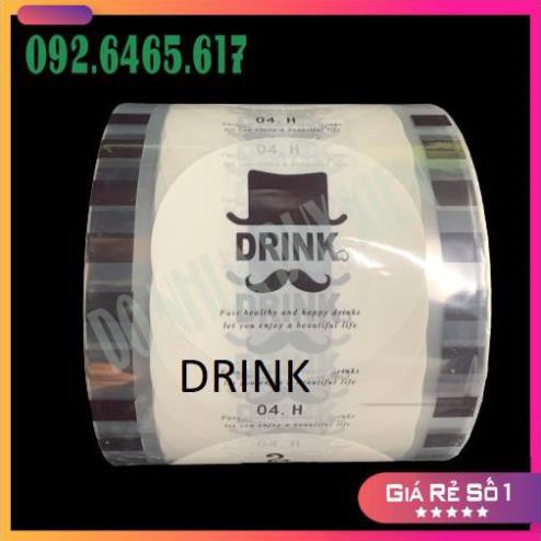 Sỉ 2KG Cuộn Màng Ép Ly Nhựa - Màng Dập Cốc Các Hình TEA, DRINK, ĐÔI MẮT,MÀNG TRƠN ,INFINI TEA ...  - NHẬT ANH