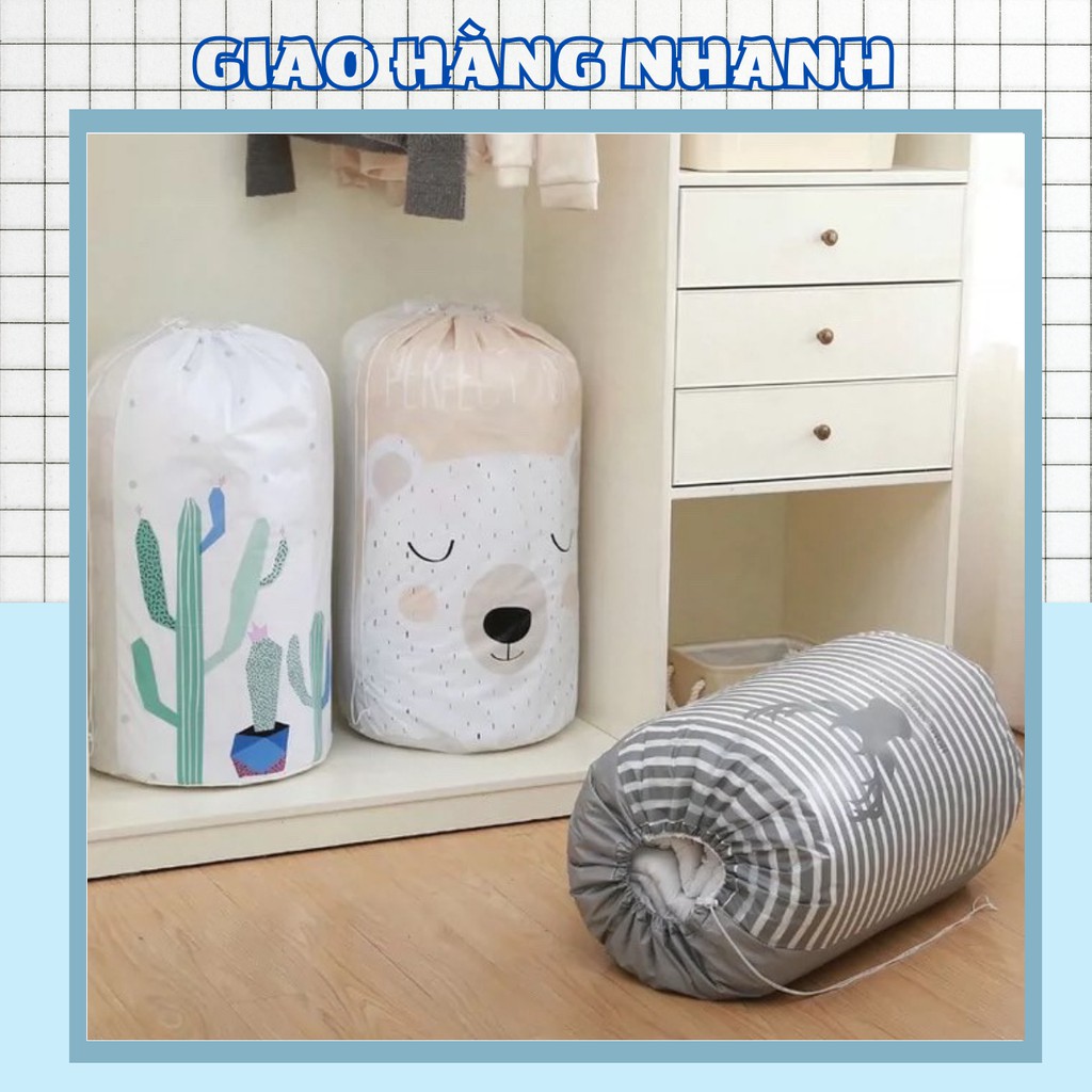 TÚI ĐỰNG QUẦN ÁO CHĂN MÀN CHỐNG ẨM CAO CẤP NHẬT CỠ LỚN 2466 GIAO HÀNG NHANH