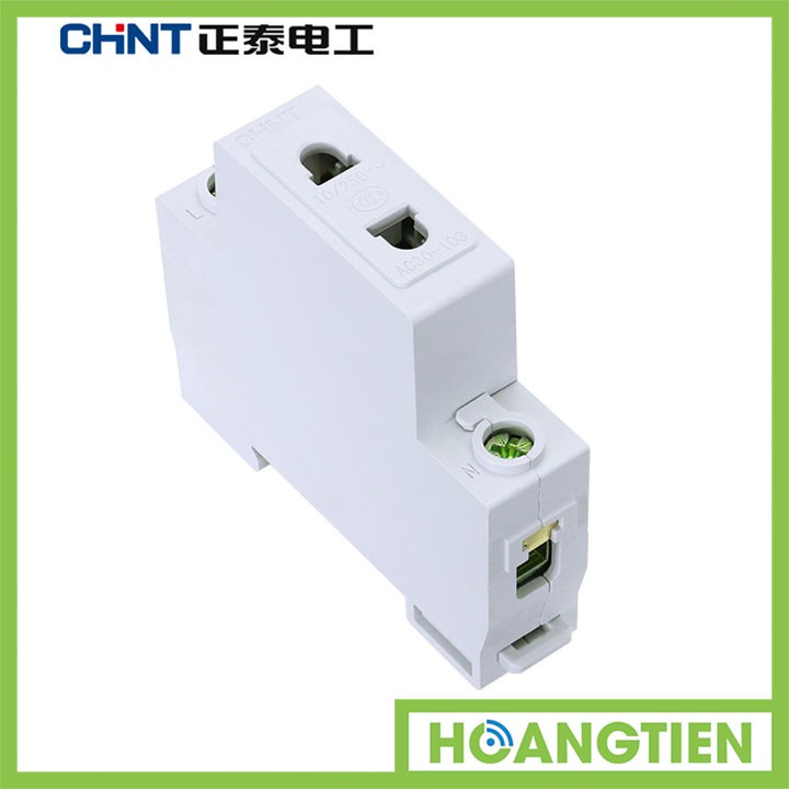 Ổ cắm thanh ray 2 chấu CHINT AC30-103