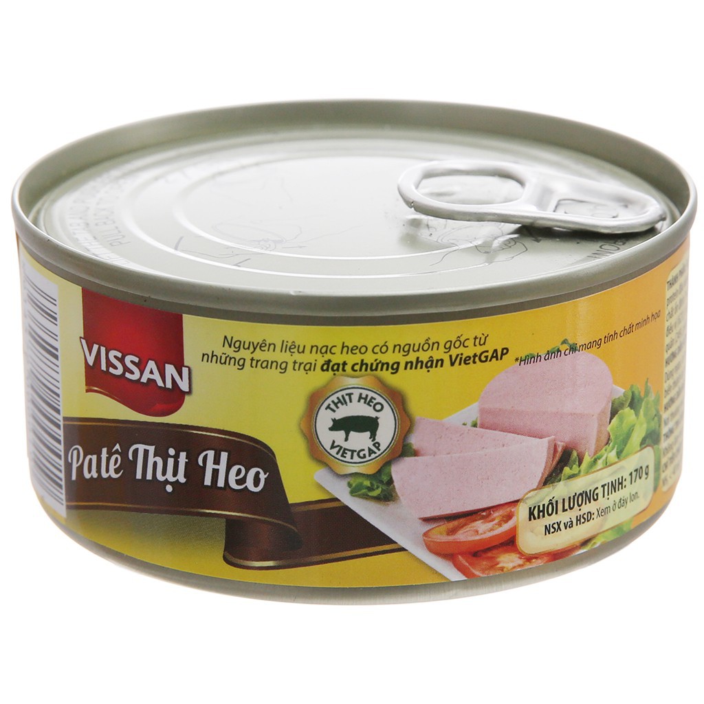 HỘP PATE THỊT HEO VISSAN 170G