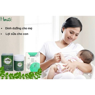 Combo Viên nang (120 viên) và ngũ cốc Chùm ngây Moris cho mẹ sau sinh