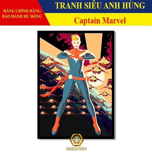 [MS26-50] Tranh Siêu Anh Hùng Captain Marvel - Đại úy Marvel