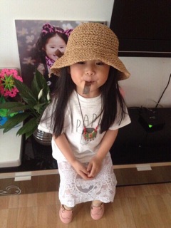 Mũ cói cho mẹ và bé