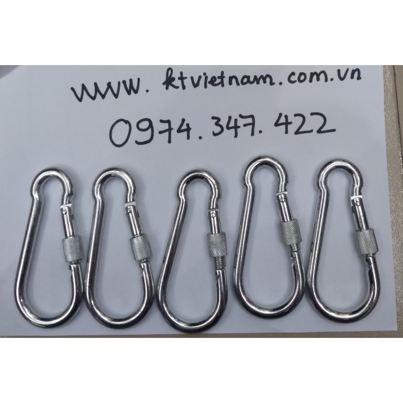 móc khóa đu dây lau kính leo núi móc khóa carabiner