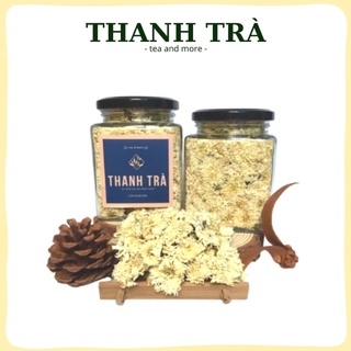 Trà hoa cúc trắng, trà bạch cúc hủ thủy tinh 380ml