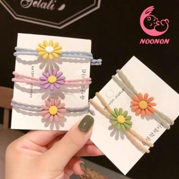 Buộc Tóc 𝑭𝑹𝑬𝑬𝑺𝑯𝑰𝑷 Cột Tóc Nữ Hình Hoa Cúc Dễ Thương Hàng Hot