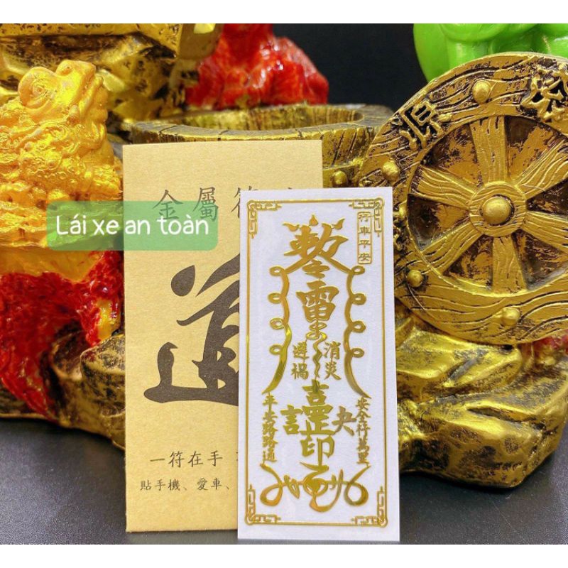Linh phù Lái xe an toàn mang lại bình an, may mắn cho người sử dụng phương tiện trên đường.