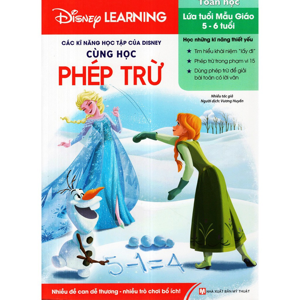 Sách - Disney Learning - Cùng Học Phép Trừ