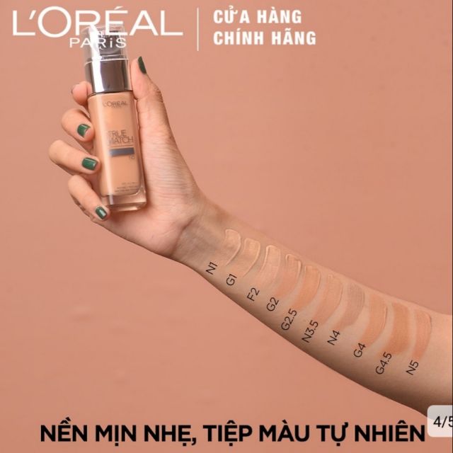 KEM NỀN L'OREAL TRUE MATCH SATIN SMOOTH LIQUID