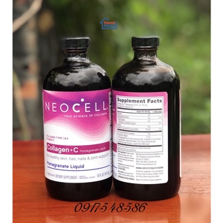 Collagen Lựu Neocell Collagen + C Pomegranate Liquid thumbnail
