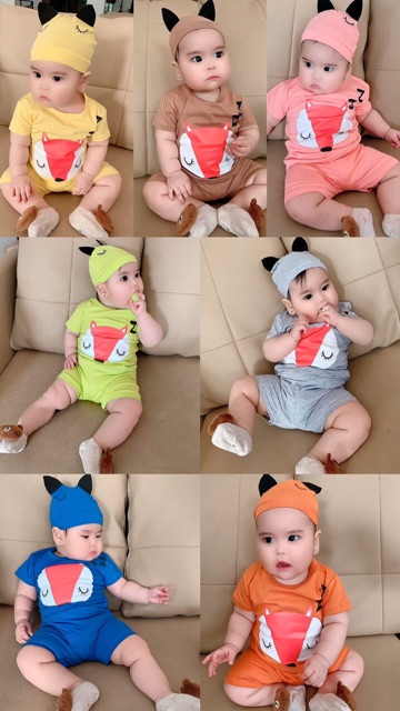 Bộ cáo KÈM MŨ siêu cưng cho bé yêu - BCSS
