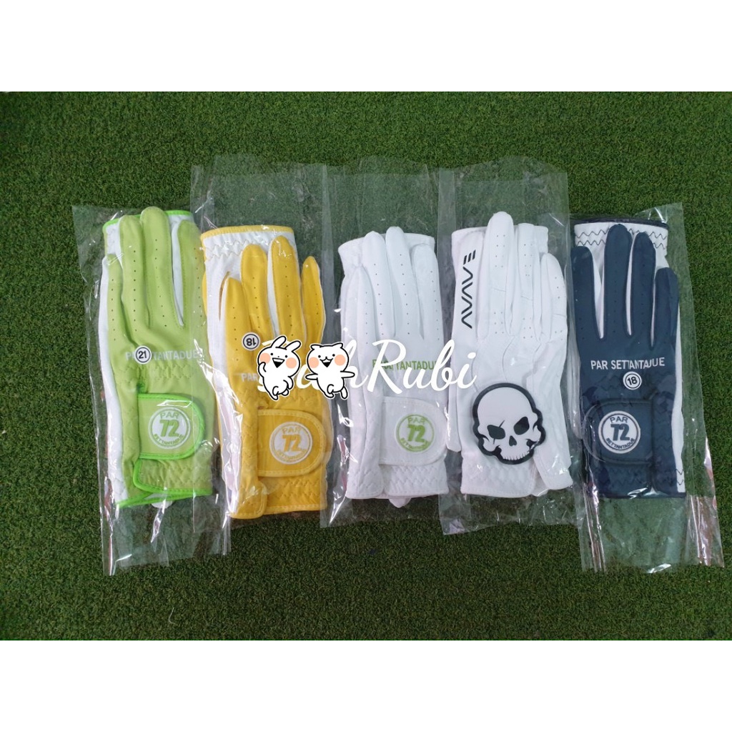 Găng tay chơi golf nữ chống trượt thoáng khí bám grip tốt chất da cao cấp 1 đôi GT018