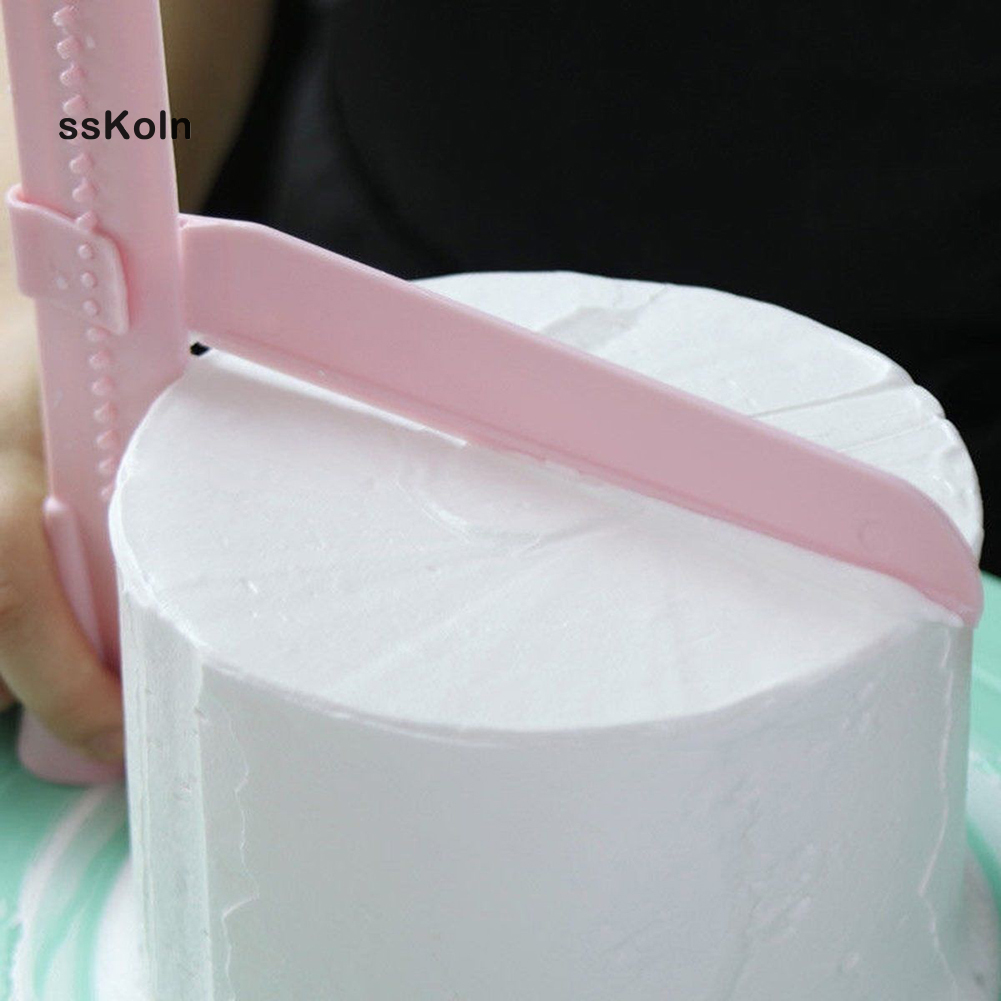 AL Adjustable Cake Scraper Smoother Cutter Decorating Fondant Sugar Craft Icing Mold
