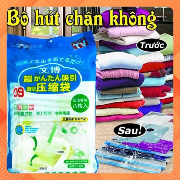 TÚI HÚT CHÂN KHÔNG (BỘ 8 CHIẾC)[ HÀNG LOẠI 1 ]