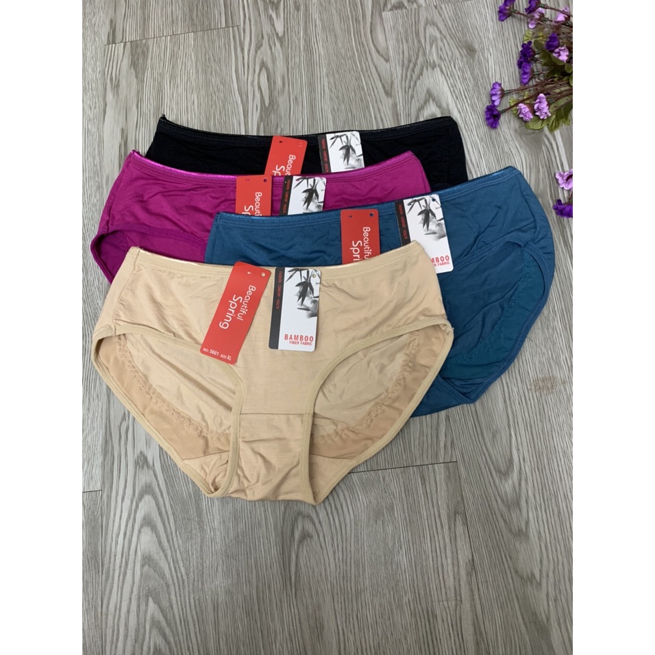 Quần lót Nữ Mác cây tre Việt Nam No.5601 - Chát Cotton Mềm mại, Thoáng mát.