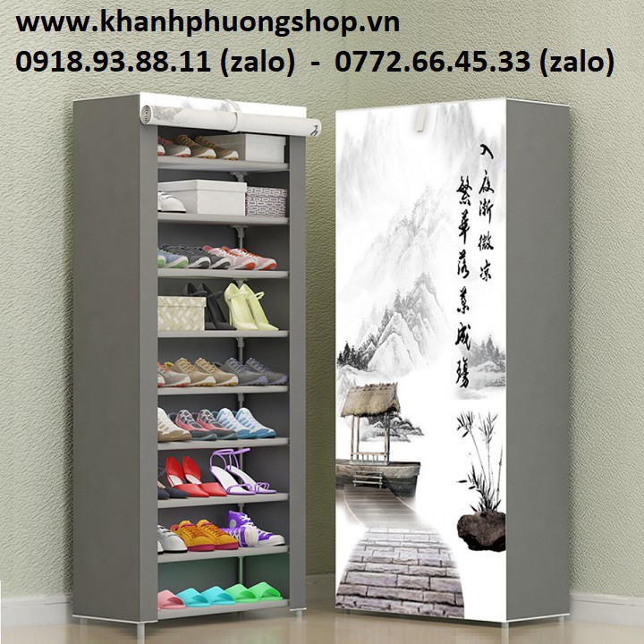 kệ giày 10 tầng - kệ giày