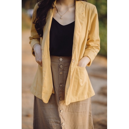 Áo BLAZER LINEN áo khoác vest Linen - Nhà Của Moon | BigBuy360 - bigbuy360.vn
