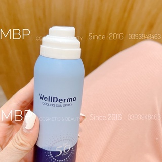 Xịt chống nắng Wellderma