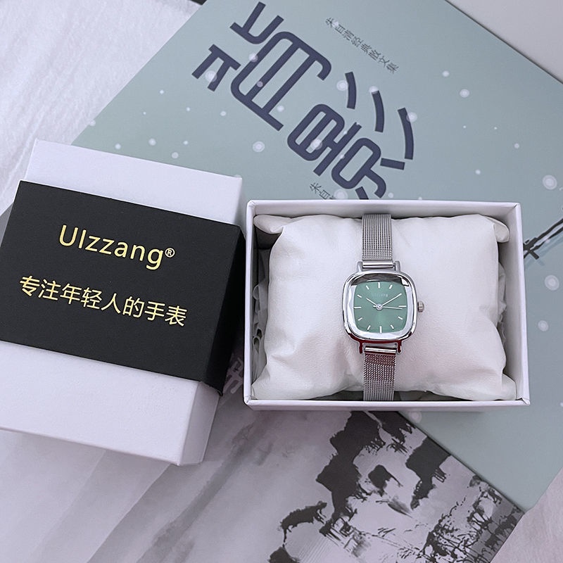 Đồng Hồ Đeo Tay Winner Mặt Vuông Nhỏ Chống Nước Chất Lượng Cao Phong Cách Retro Dành Cho Nữ