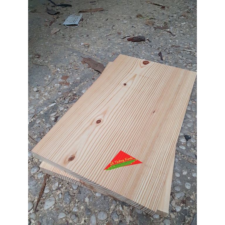 Tấm gỗ thông mặt lớn rộng 30cm, dài 60cm, dày 2cm thích hợp làm mặt bàn,làm tủ, mặt ghế,kệ lắp tường,decorde, chế DIY...
