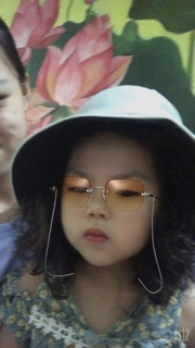 Mũ vành tròn hoa cúc 2 mặt