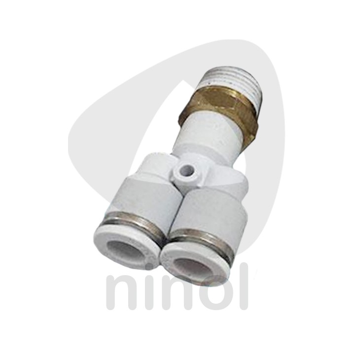 Nối chữ Y ren ngoài khí nén STNC YPX nối ống 4mm, 6mm, 8mm, 10mm