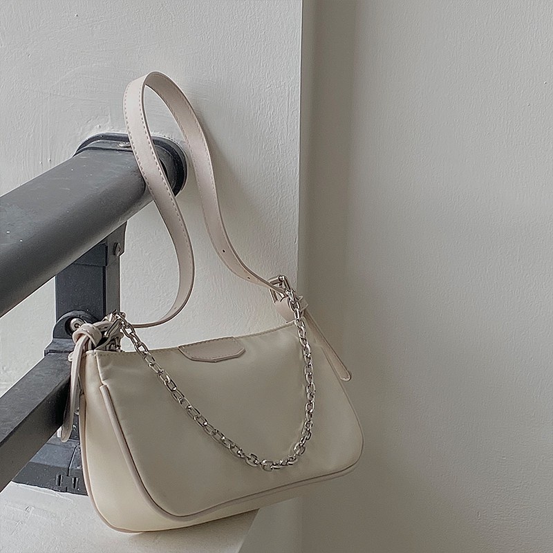 Túi xách đeo vai màu trơn đơn giản thời trang cho nữ IELGY