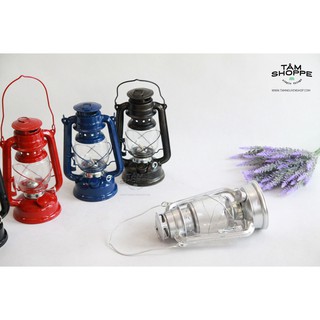 [LOẠI 1 - SƠN TĨNH ĐIỆN] Đèn Dầu Đi Bão Màu Bạc