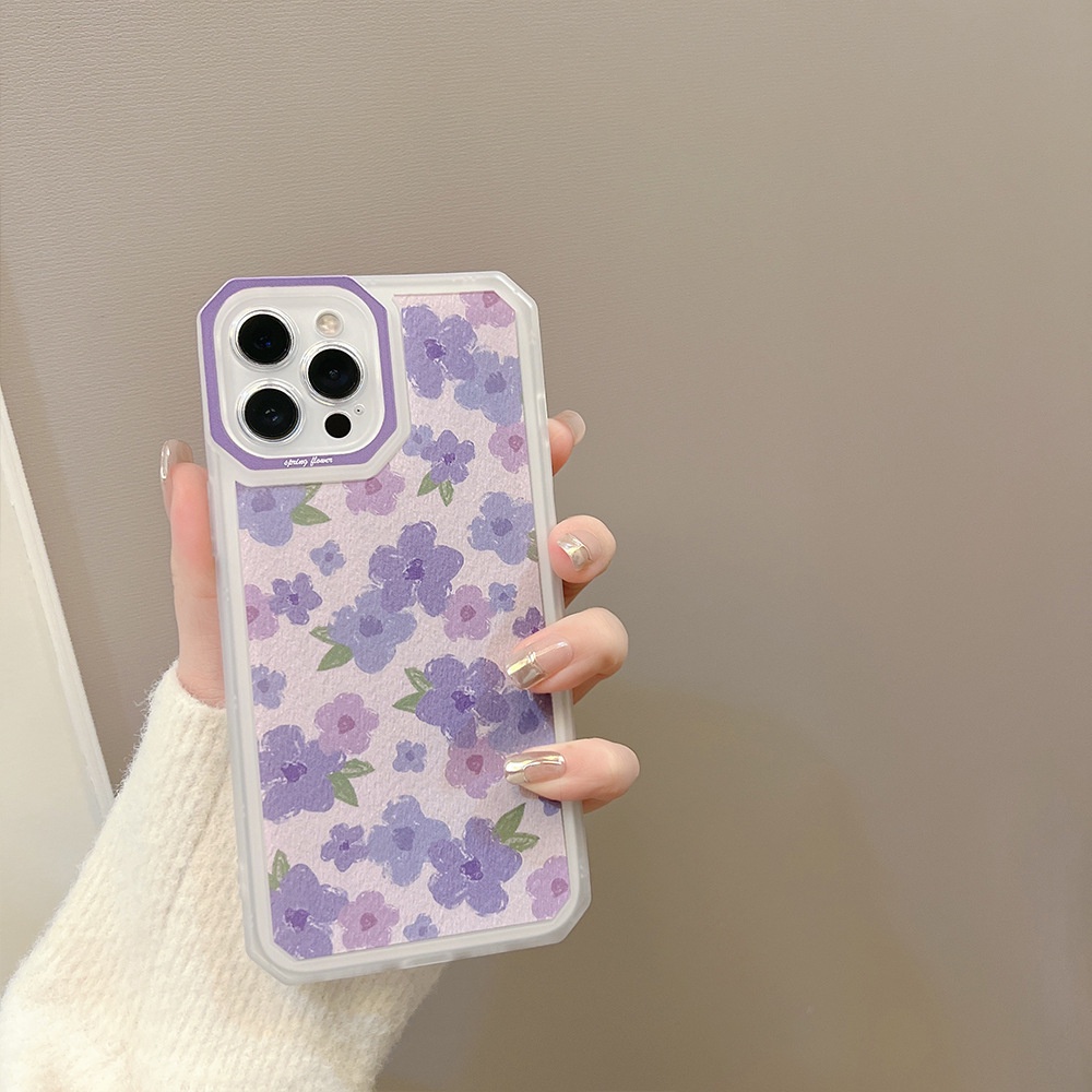 Ốp lưng iphone Spring Flower Tím 13promax/13pro/13/12promax/12pro/12/7plus/8plus/11/11promax/x/xs/xsmax/7/8