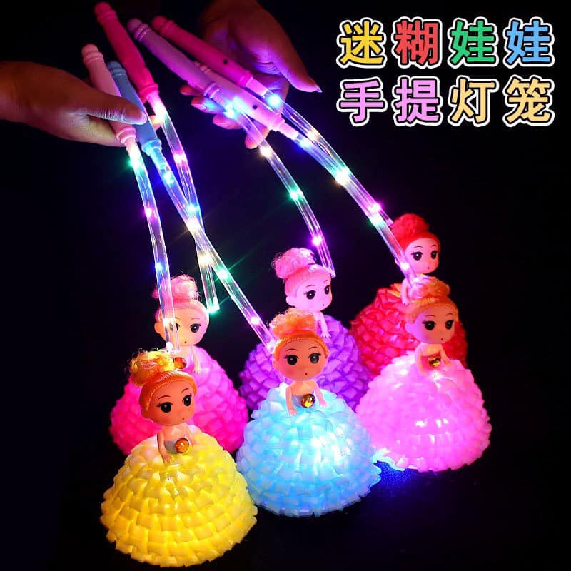 Đèn lồng trung thu phát sáng nhiều màu cho bé