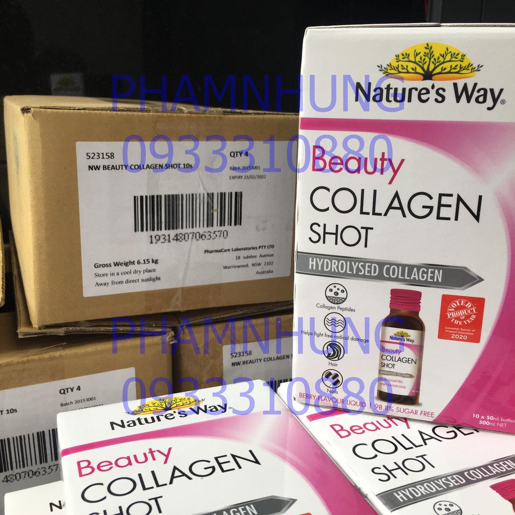 Nước uống Collagen Beauty Collagen Shot Nature's way 500ml. | BigBuy360 - bigbuy360.vn
