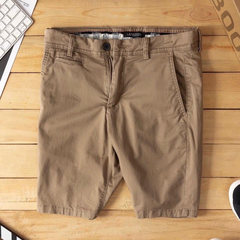 Quần short kaki nam màu mới nam tính, chất liệu kaki nhung cao cấp