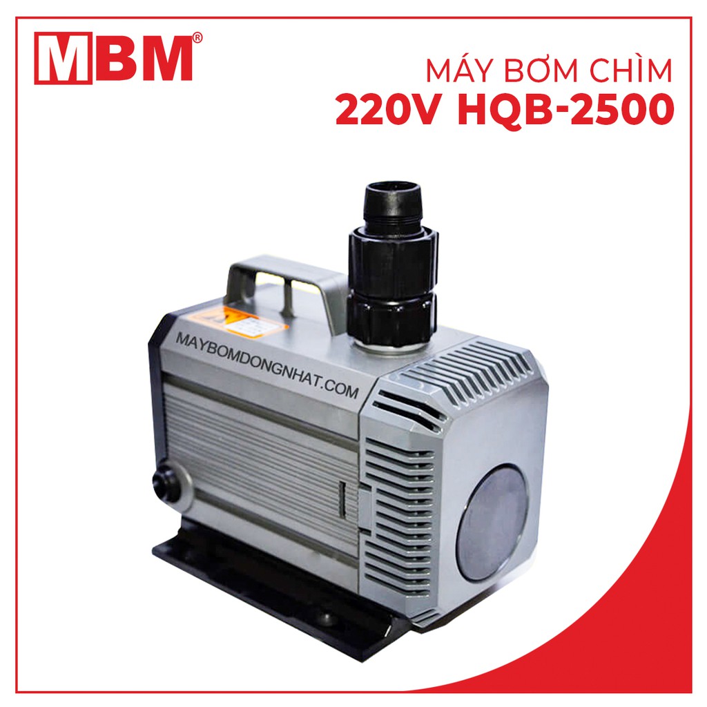 [XẢ HÀNG GIÁ SỐC][NHẬP MÃ GIẢM NGAY 5%]Máy bơm chìm hồ cá non bộ 220V 55W HQB-2500 SUNSUN - hỗ trợ kỹ thuật trọn đời