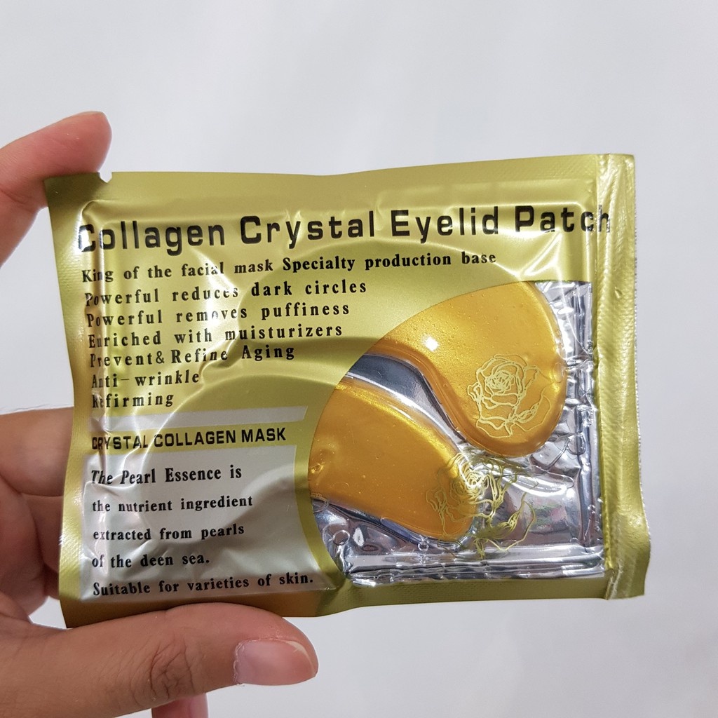 Mặt Nạ Mắt Collagen Crystal Eyes Mask Giảm Quầng Thâm Mắt, Dưỡng Ẩm Da