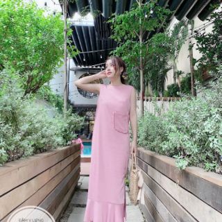 BIGSIZE ĐẦM V HỞ LƯNG D45